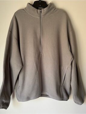 Lululemon Men’s Quarter Zip Oversized 
Fleece Half Zip Sweater Jacket LARGE